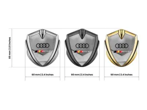 Audi High End Car Logo Badges High-End Design Force
